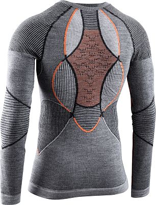 Превью  Термофутболка X-BIONIC Apani 4.0 Merino Round Neck LG SL Men Black/Grey/Orange